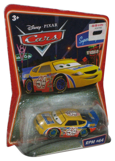 Disney Pixar Cars Movie RPM #64 Supercharged Die-Cast Toy Car