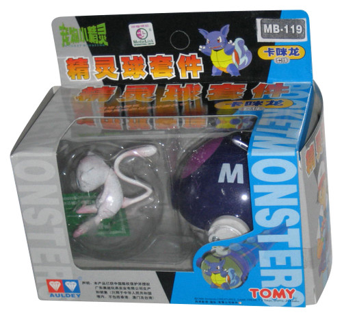 Pokemon Pocket Monsters Tomy Auldey (1998) Pokeball Mew Figure MB-119