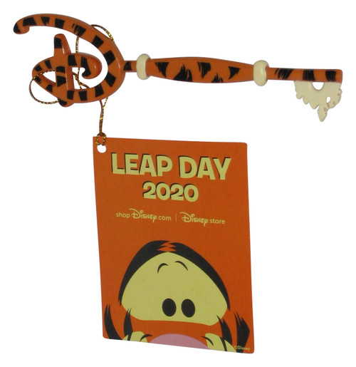 Disney Store Winnie The Pooh Tigger Leap Day 2020 Orange Collectible Key
