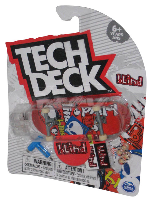 Tech Deck Blind Red Mini Toy Fingerboard Skateboard