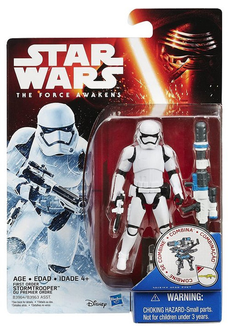 Star Wars The Force Awakens (2015) First Order Stormtrooper 3.75 Inch Figure