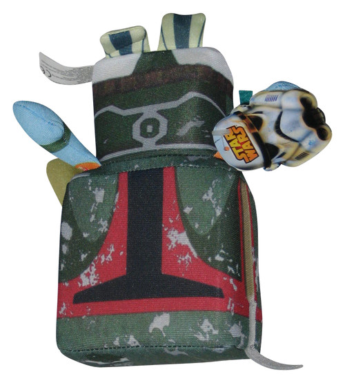 Star Wars Boba Fett Disney Super Deformed Qube Plush Toy w/ Tag