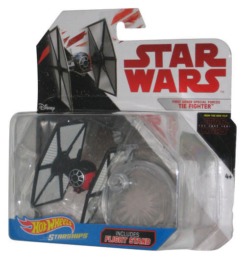 Star Wars Hot Wheels Starships (2016) First Order Special Forces TIE Fighter Toy - (Minor Shelf Wear)