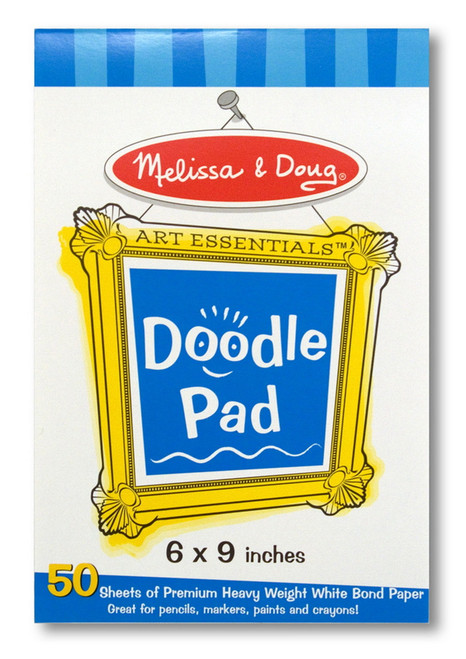 Melissa and Doug Doodle Paper Pad - (6 x 9 Inches)