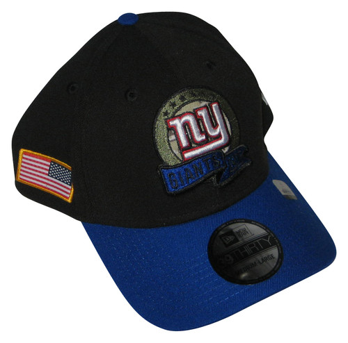 NFL Football NY Giants New Era 2022 Salute To Service 39 Thirty Mens Flex Hat - (Medium-Large)