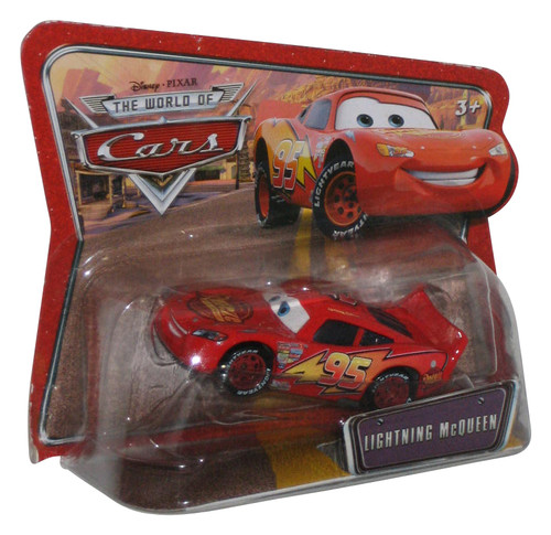 Disney Cars 2 Lightning McQueen Short Card Checkout Lane Mattel Toy Car