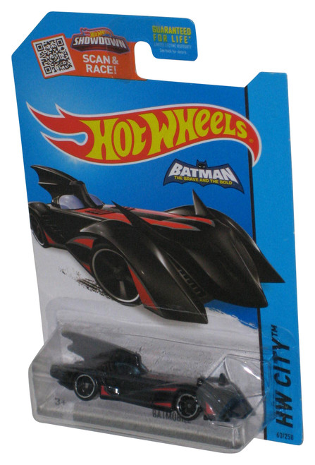 DC Batman Brave & The Bold Batmobile HW City (2013) Hot Wheels Black Toy Car 63/250