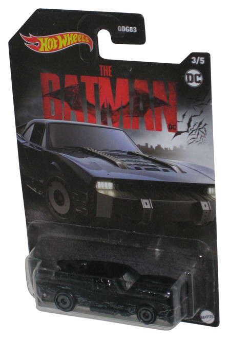 DC Batman Hot Wheels (2021) Batmobile Black Toy Car 3/5
