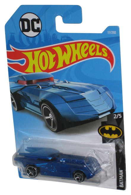 DC Comics Batman Hot Wheels Blue Batmobile 2/5 (2017) Toy Car 17/250