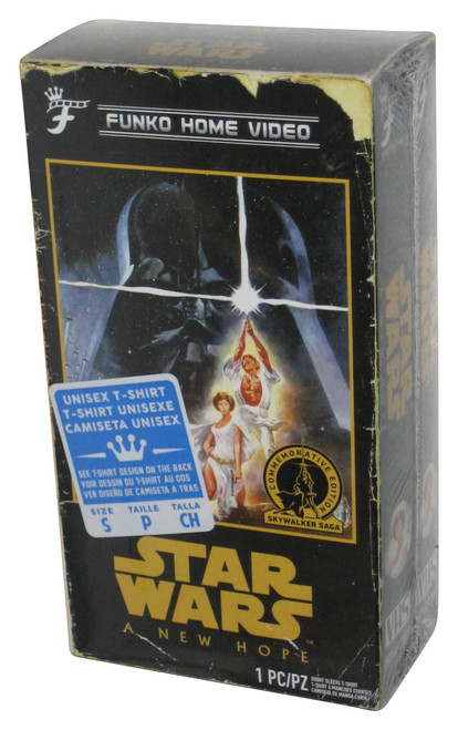 Star Wars A New Hope Funko Home Video Frame Adult T-Shirt - (Size Small)