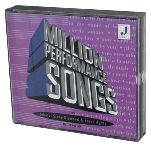 Jobete Music Presents Million Performance Songs Audio Music CD Box Set - (4CDs)