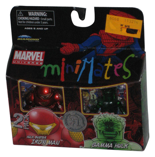 Marvel Minimates Hulk Buster Iron Man & Gamma Hulk (2011) Diamond Select Figure Set - (Toys R Us Exclusive)