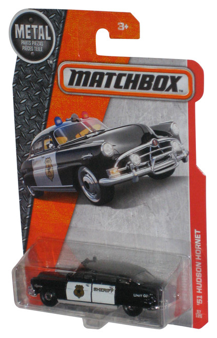 Matchbox MBX Heroic Rescue '51 Hudson Hornet Police Metal Toy Car 57/125