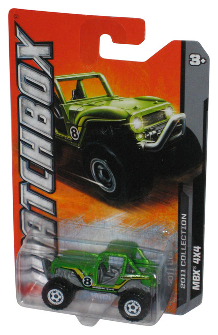 Matchbox 2011 Collection MBX 4x4 Green Toy Car Vehicle