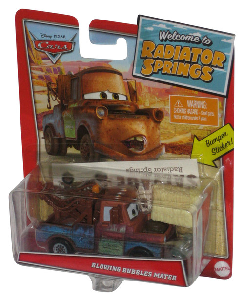 Disney Cars Welcome To Radiator Springs (2019) Blowing Bubbles Mater Toy