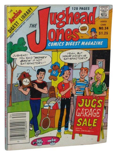 Archie The Jughead Jones Comics Digest Magazine Paperback Book Issue #34