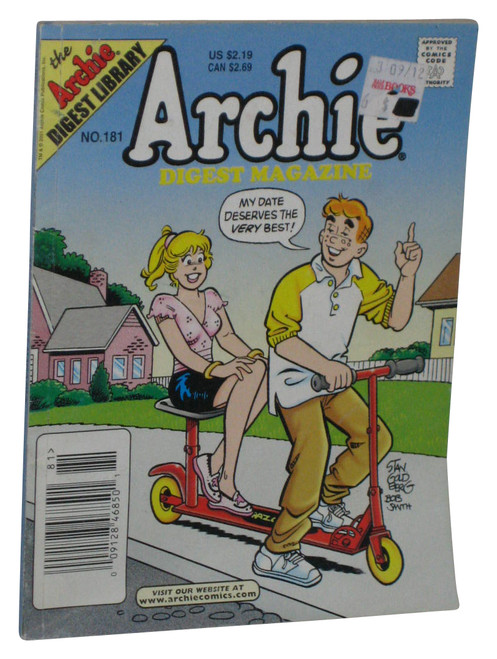 Archie Comics Digest Magazine Paperback Book Issue #181