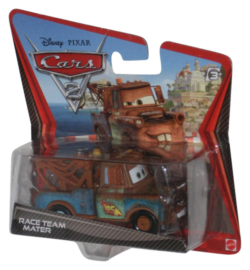 Disney Cars 2 Race Team Mater Checkout Lane Short Card Toy Car