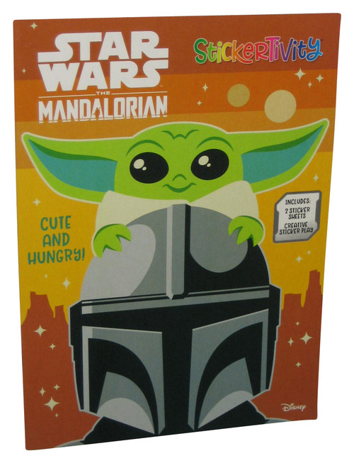 Star Wars The Mandalorian Cute & Hungry Coloring Activity Book w/ Sticker Sheet