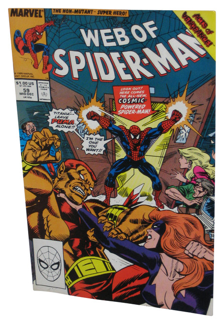 Marvel Web of Spider-Man Acts of Vengeance Comic Book Issue #59