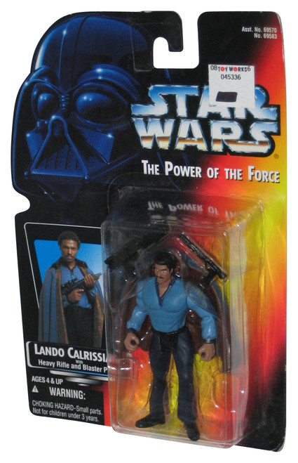 Star Wars Power of The Force (1995) Red Card Lando Calrissian Kenner Figure