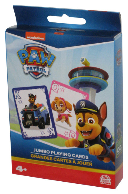 Paw Patrol Spin Master (2022) Cardinal Games Jumbo Kids Playing Cards
