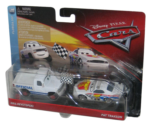 Disney Cars Movie Kris Revstopski & Pat Traxson (2017) Florida 500 Toy Car Set 2-Pack