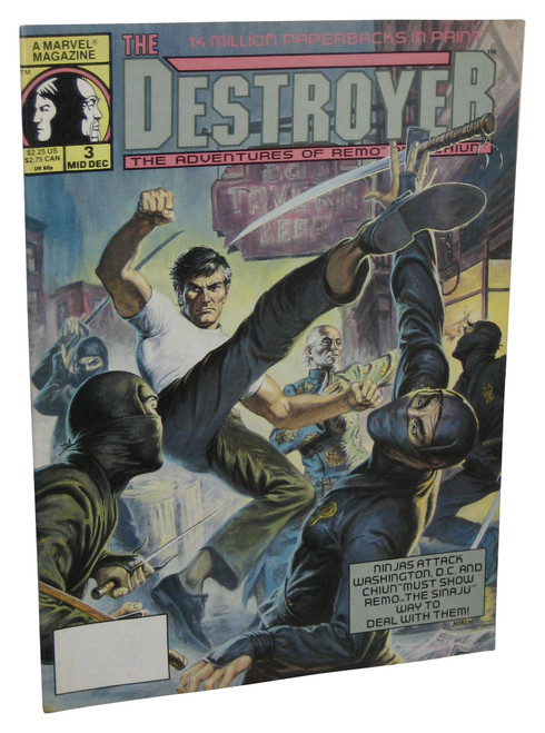 Marvel Magazine The Destroyer Adventures of Remo Comic Book Issue #3 - (Back Cover Tiny Tear)