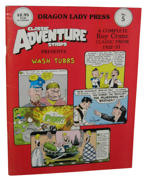 Classic Adventure Strips No. 5 Presents Wash Tubbs (1986) Paperback Book