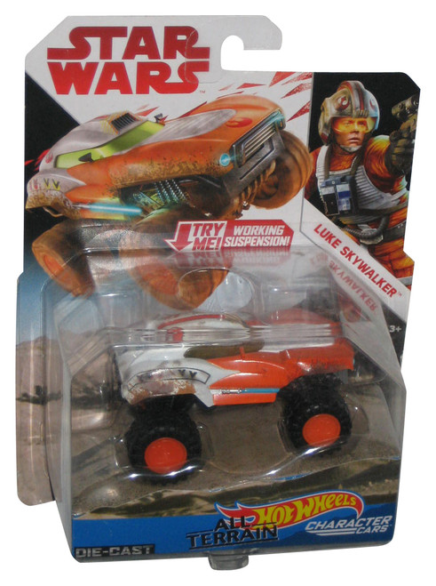Star Wars Hot Wheels All-Terrain Luke Skywalker (2017) Character Cars Toy - (Please See Notes)