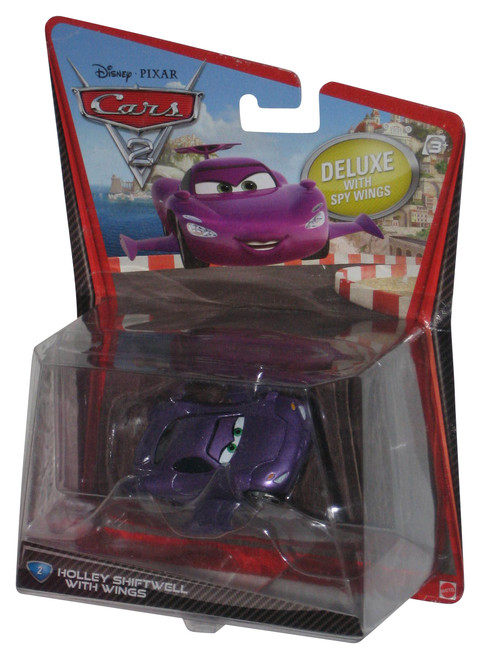 Disney Pixar Cars 2 Oversized (2002) Holley Shiftwell Deluxe Spy Wings Toy Car