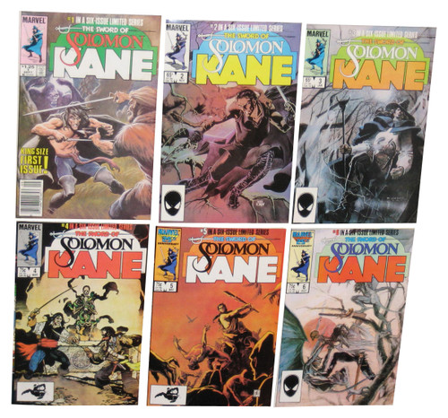 Marvel The Sword of Solomon Kane Comic Book Lot Issues 1-6