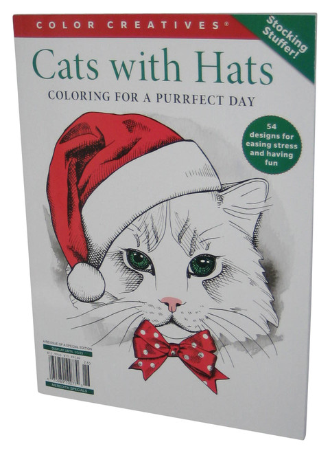 Cats With Hats Coloring For A Perrfect Day October 2022 Christmas Holiday Magazine Book