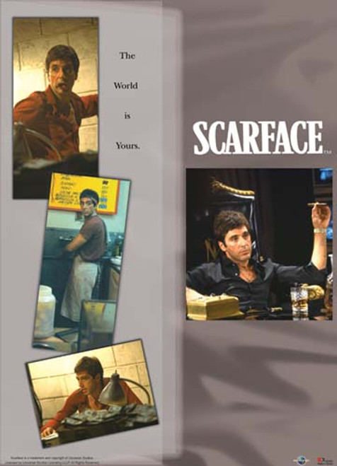 Scarface Movie Cloth Wall Scroll Poster GE-9580
