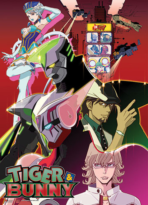 Tiger & Bunny Anime Cloth Wall Scroll Poster GE-60000