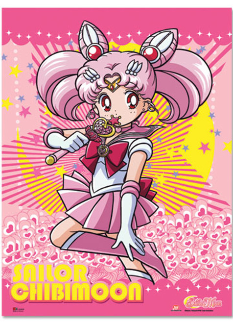 Sailor Moon S Chibimoon Anime Cloth Wall Scroll Poster GE-60008