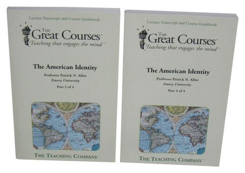 The Great Courses American Identity Part 2 & 4 Course Guide Book Lot