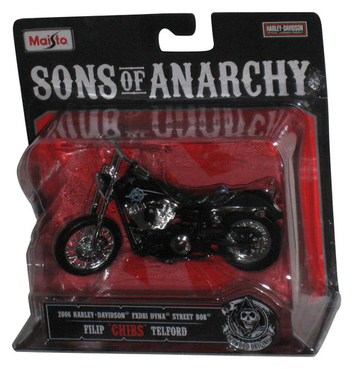 Sons of Anarchy 2006 Harley Davidson FXDBI Dyna Street Bob (2014) Maisto Chibs Toy Bike