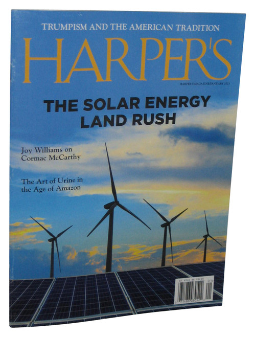 Harper's The Solar Energy Land Rush January 2023 Magazine Book