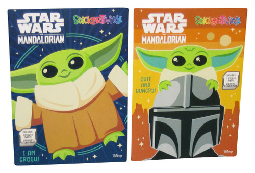 Star Wars The Mandalorian Coloring Activity Book Lot w/ Sticker Sheets - (2 Books)