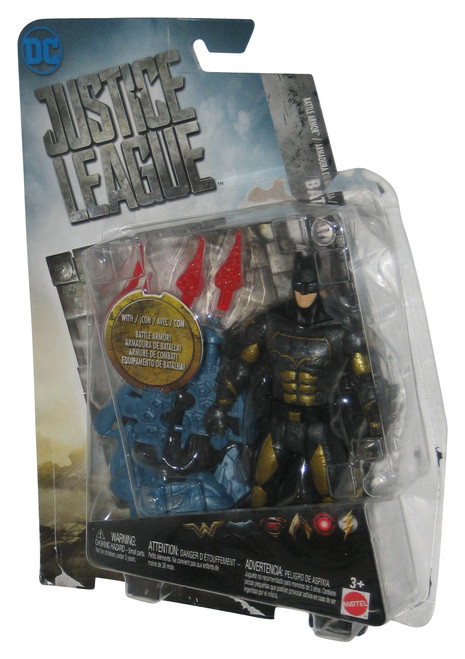 DC Justice League (2017) Mattel Batman 6-Inch Figure w/ Shield Blaster - (Plastic Loose From Blister Card)