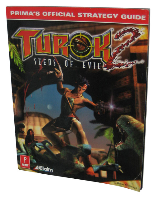 Turok 2 Seeds of Evil Prima Games Official Strategy Guide Book w/ Sticker Sheet