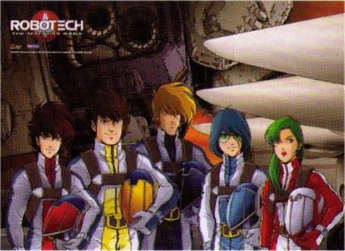 Robotech Characters Anime Cloth Wall Scroll Poster GE-5213