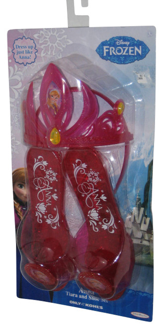 Disney Frozen Dress Up Like Jakks Pacific (2014) Anna Tiara & Shoes Set - (Kohl's Exclusive)