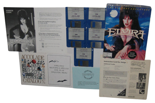 Elvira Mistress of The Dark Accolade (1990) Vintage Commodore Amiga Video Game