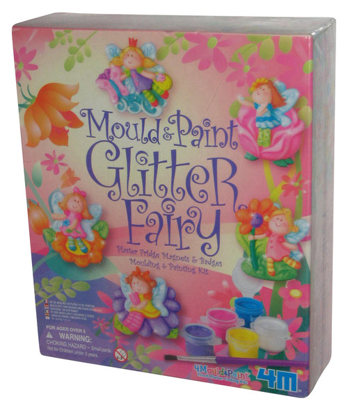 Mould and Paint Glitter Fairies 4M DIY Children Kids Finest Plaster Casting Kit