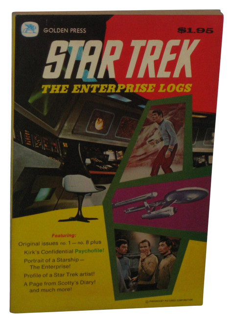 Star Trek Enterprise Logs (1976) Golden Press Paperback Book