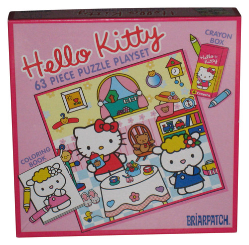 Hello Kitty Briarpatch (2001) Sanrio 63 Pierce Puzzle Playset