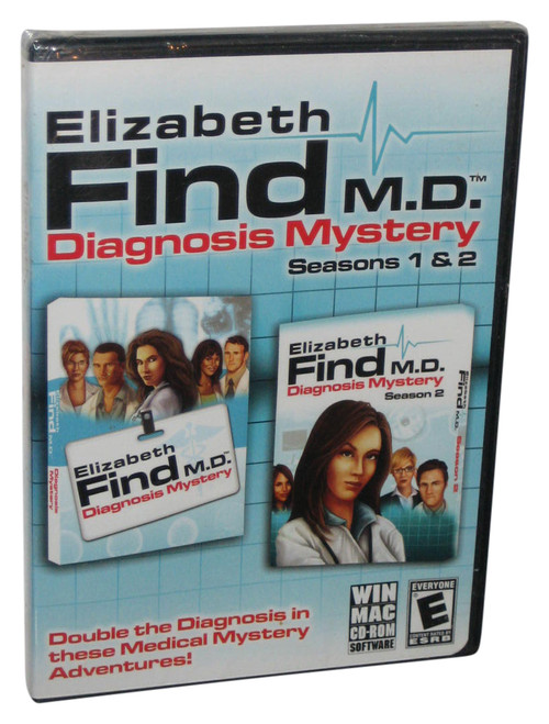 Elizabeth Find M.D. Diagnosis Mystery Seasons 1 & 2 Hidden Object PC Windows DVD Video Game