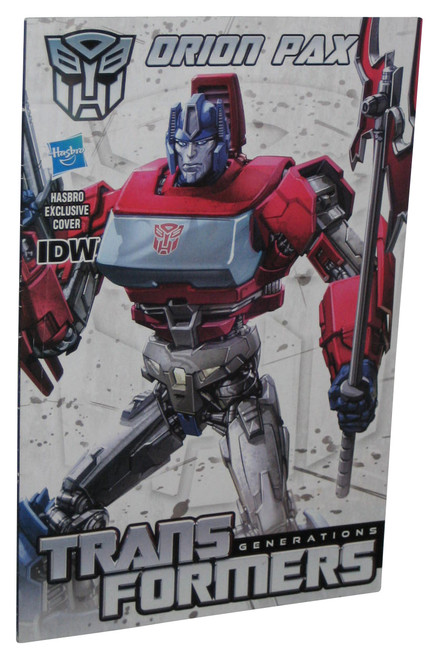 Transformers Generations IDW Orion Pax Hasbro Exclusive Cover Comic Book